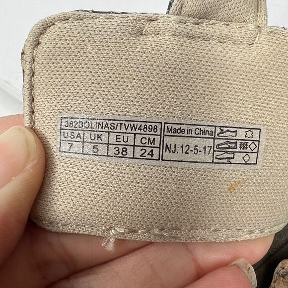 Vionic 7 Womens Pacific Snakeskin Bolinas Sandals Orthopedic Platform Comfort - Picture 7 of 7